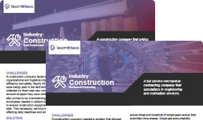 Construction industry use case