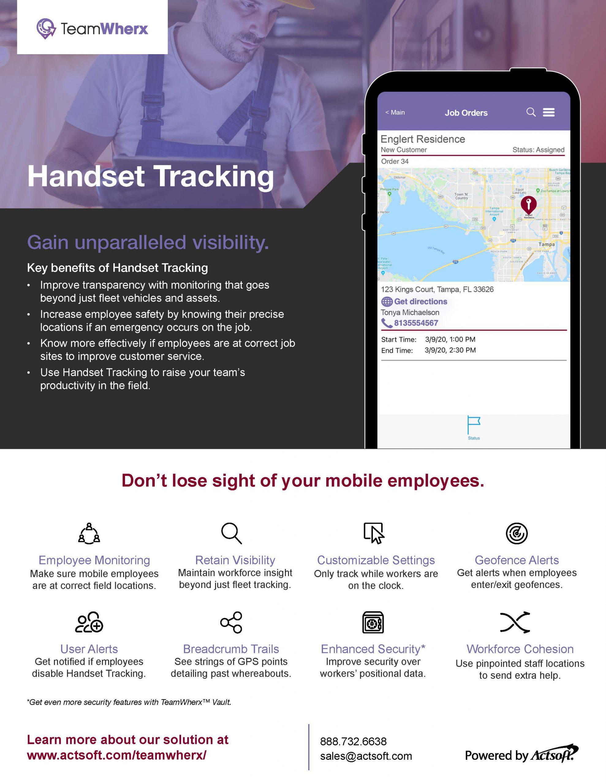 Handset Tracking One-Pager