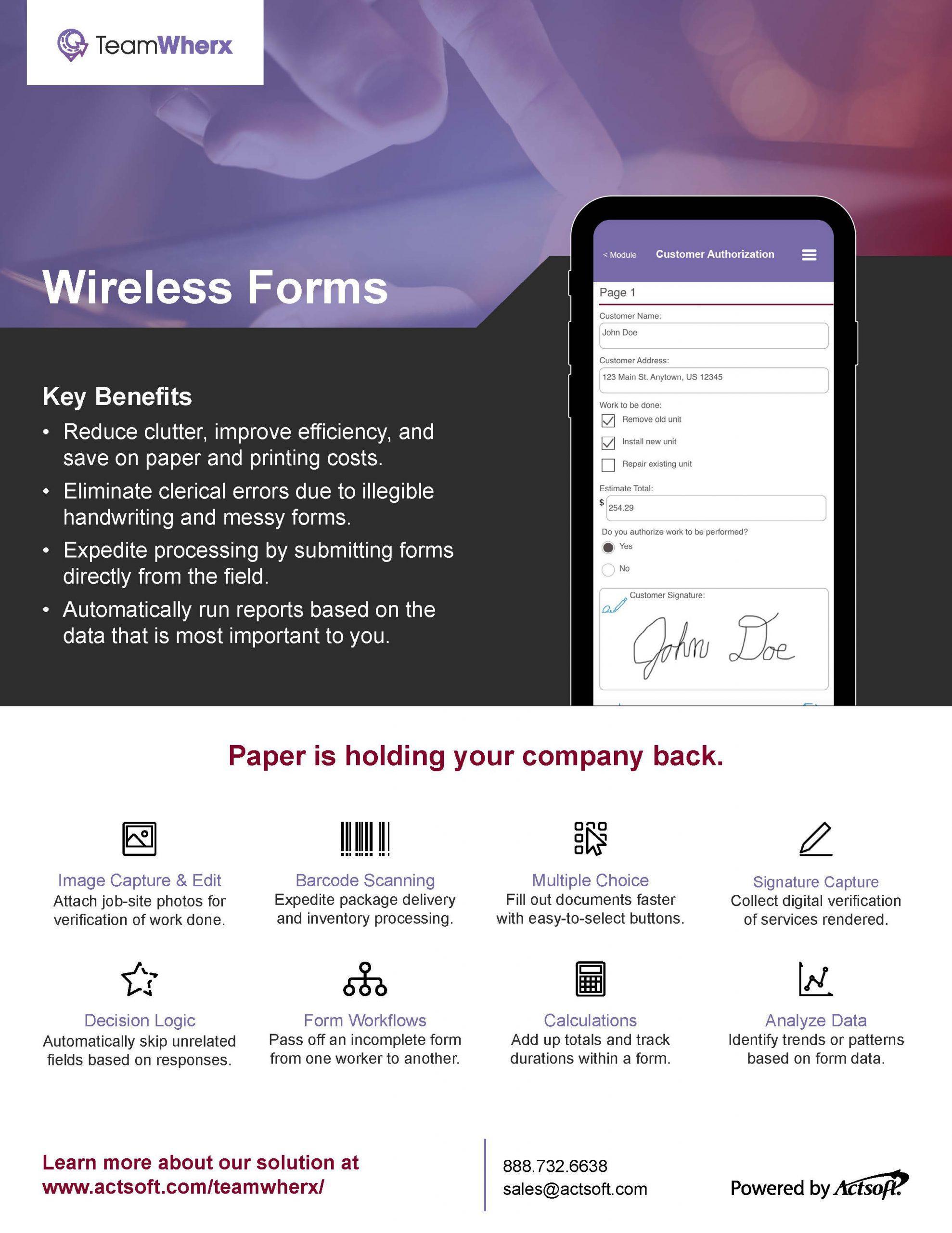 Wireless Forms One-Pager