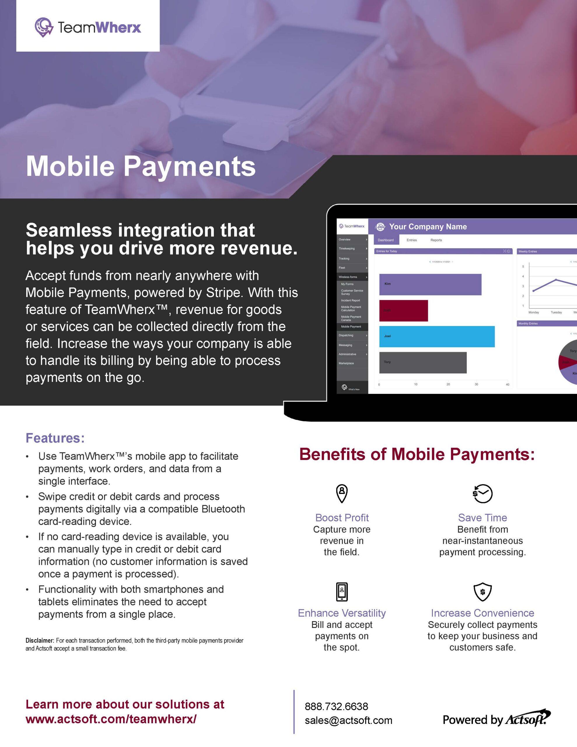 Mobile Payments One-Pager