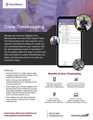 Crew Timekeeping One-Pager
