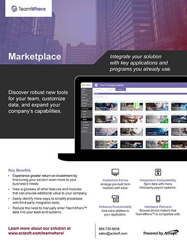 Marketplace One-Pager