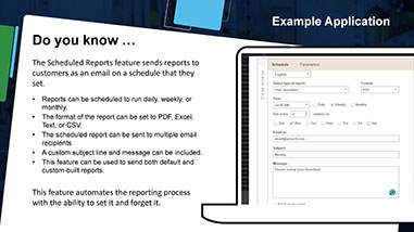 Scheduled Reports